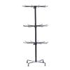 Alloy Display Rack with 3 Tiers Home Storage Organizers for Scarves Hat and Jewelry Space Saving Designs for Any Setting