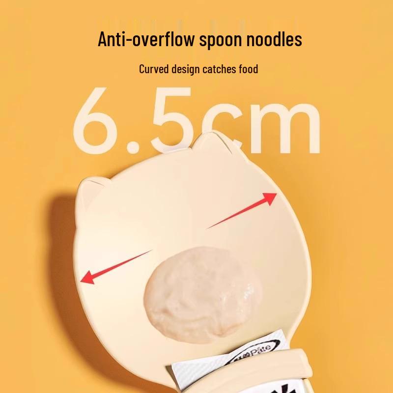 Pet Cat Treat: Nutritious Meat Puree Spoon - Squeeze Liquid Snack