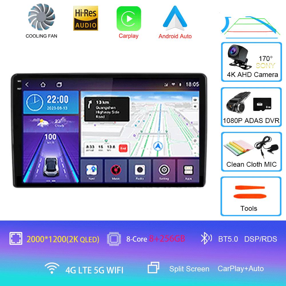 Car Radio Android 14 For Fiat Ducato 3 2006-2022 For Peugeot Boxer 2 2006-2022 For Citroen Jumper 2 2006-2022 Multimedia Stereo