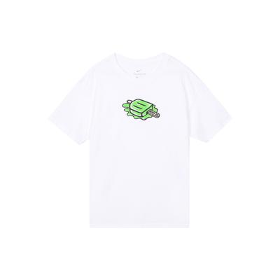 T-shirt Décontracté Sport Col Rond Skateboard Homme Hauts Blanc DD1317-100
