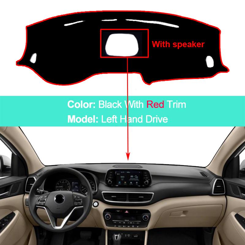 Anti-Slip Car Inner Dashboard Cover DashMat For Hyundai Tucson    Rug Carpet Cushion Sun Shade Pad Protector