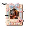 Magnetic Picture Holder Halloween Photo Frame Refrigerator Magnet, Ghost Pumpkin Decorative Holder, Wooden for Holiday Party Kitchen Display