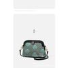 Leather Chinese style printed messenger bag 2026 new fashion women's shoulder bag Chinese style cowhide bag