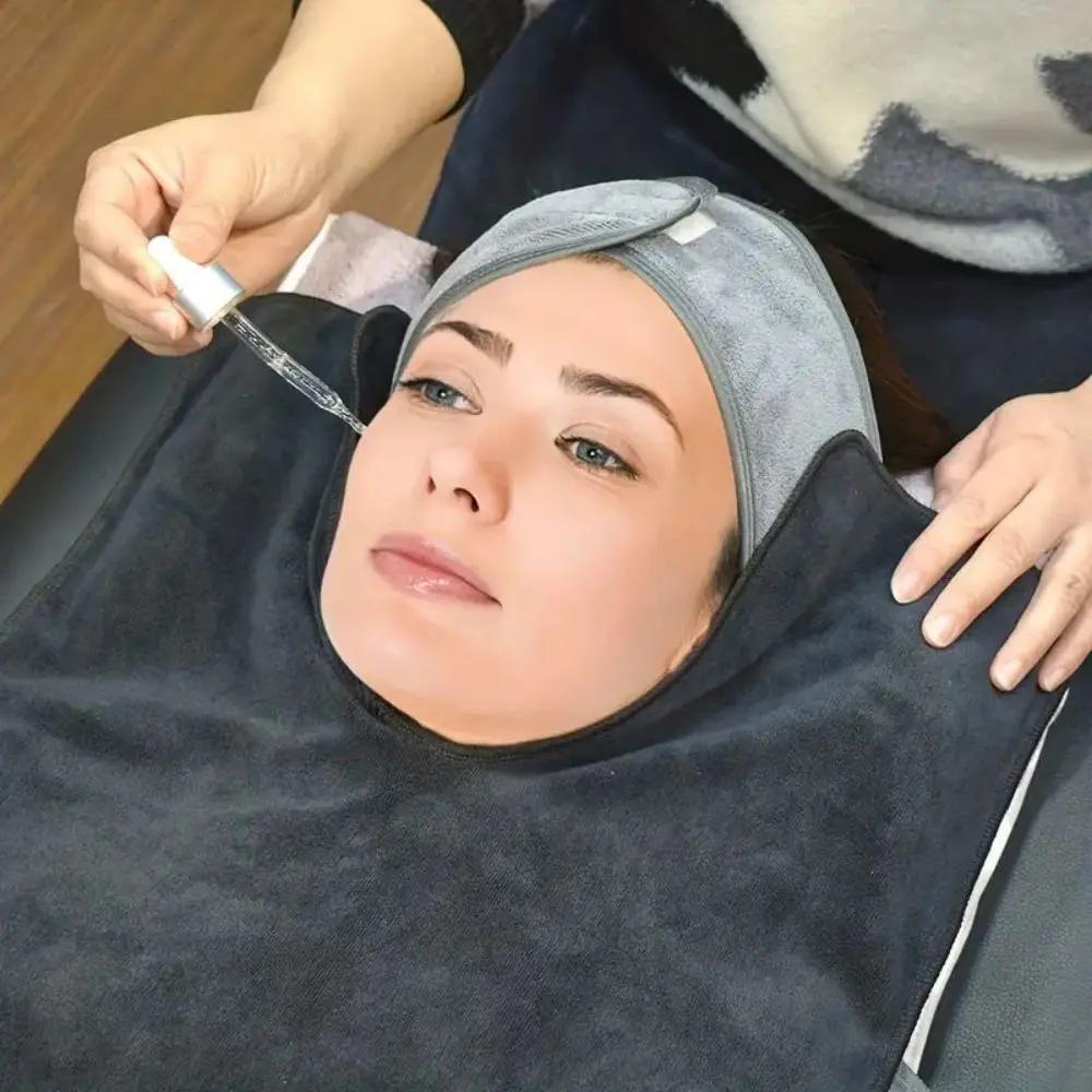 1 Pc Beautician's Special Face Towel - Spa Grade U-shaped Face Towel - Soft Massage and Skincare Tool