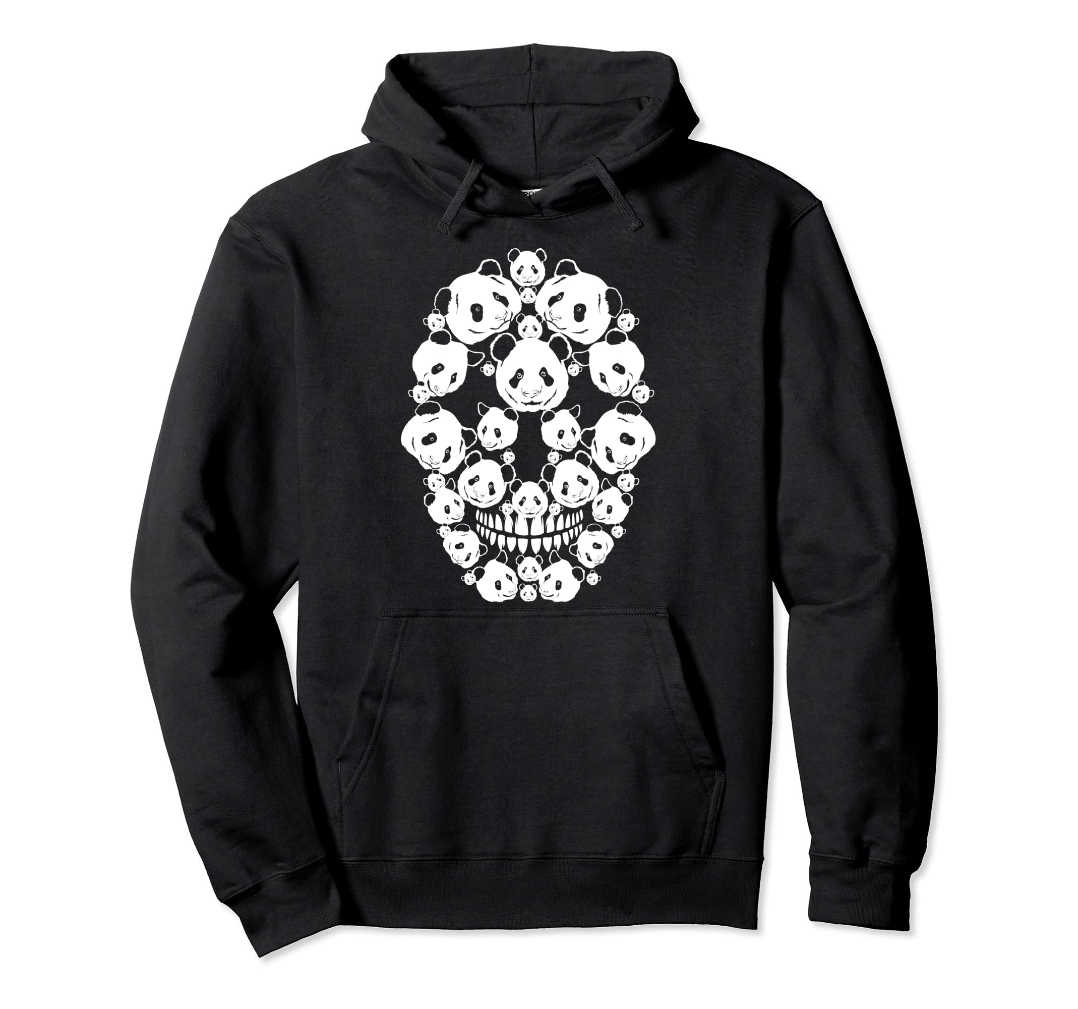 

Skull Panda Skeleton Halloween Costume Scary Carnival Hoodie