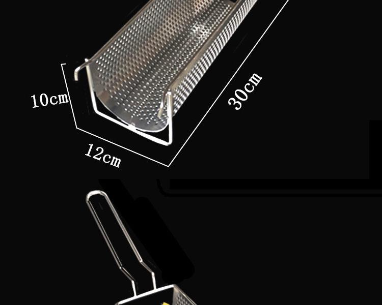 Ruční extrudér dlouhých hranolků 30 cm Komerční stroj na lisování francouzských hranolků