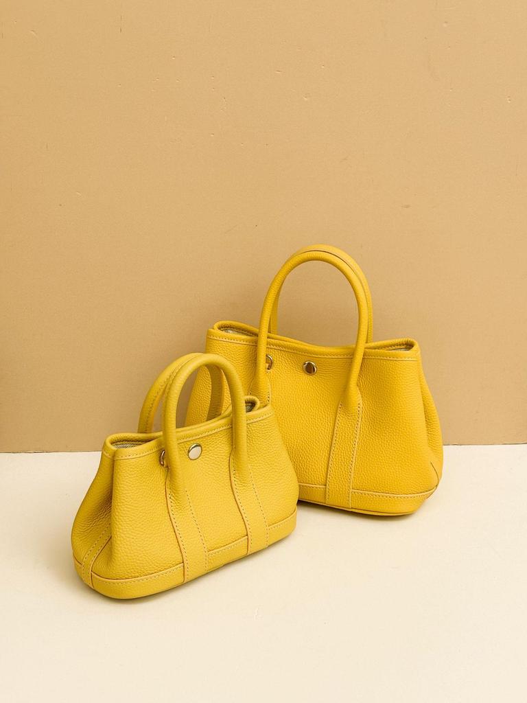 2025 Cowhide Leather Crossbody Mini Tote – Versatile Women's Spring/Summer Bag