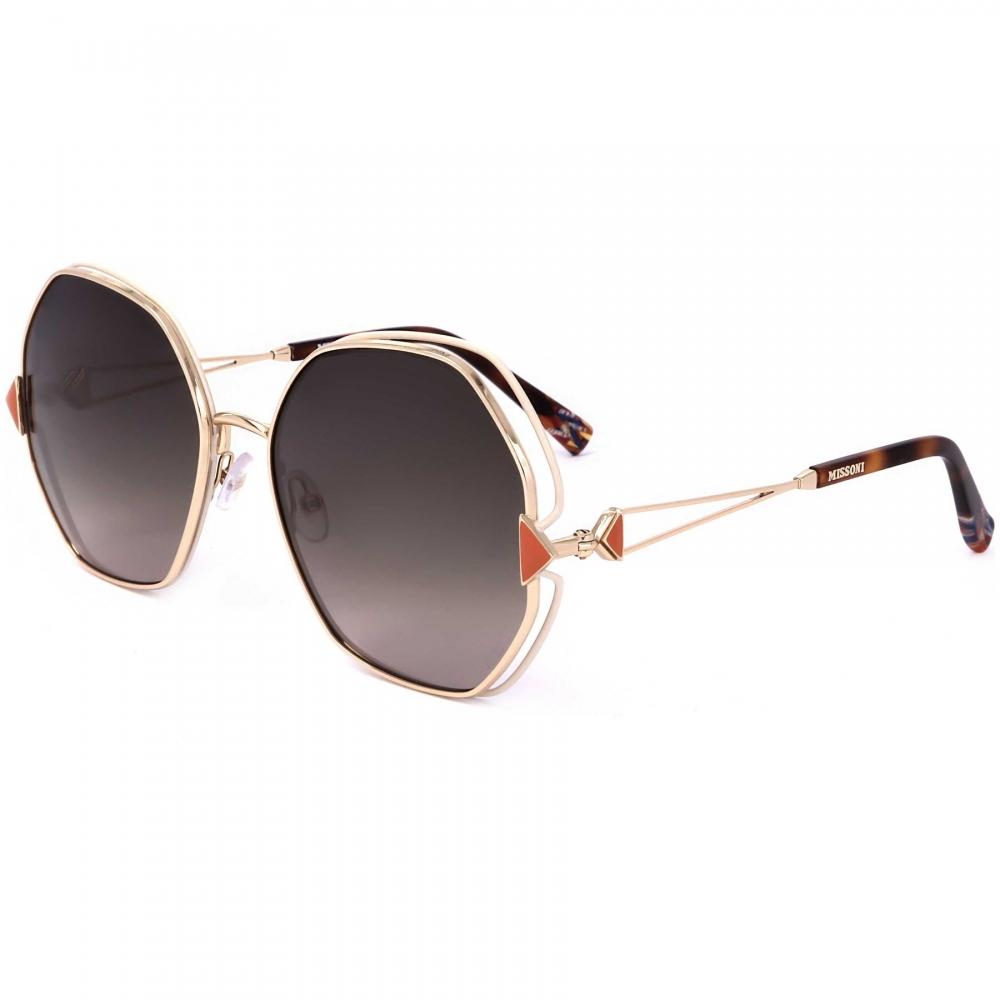MiSSoni Women S Grey SunglaSSeS 59 Mm Gold
