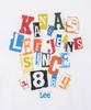 LEE Letter Collage Short Sleeve T-Shirt White