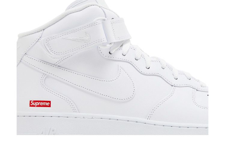 Men's Sneakers Nike Air Force 1 Mid Supreme White White/White-White