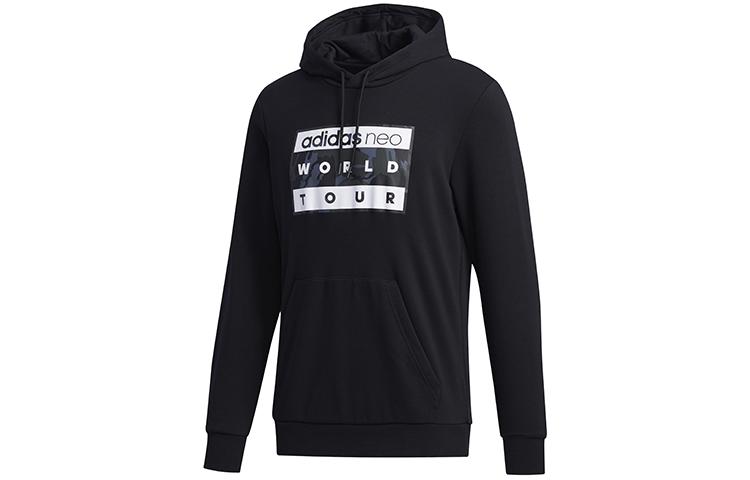 

Adidas Neo Sweatshirts Men s Black Hooded Moderate Regular FU1038 M