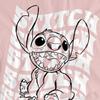 Lilo & Stitch Womens/Ladies Sketch Repeat Name T-Shirt