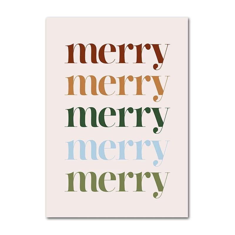 

Рождественский шар украшение плакат матовый падуб зима фургон холст живопись снежинка принты декоративная домашняя комната картина 21cm×30cm NoFrame