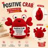 Bambola all'uncinetto Energia Positiva Tasca Abbraccio Fatto a Mano Maglia Peluche Patata Pianta Avocado Ape Tartaruga Anatra Divertente Regalo di Supporto Emotivo