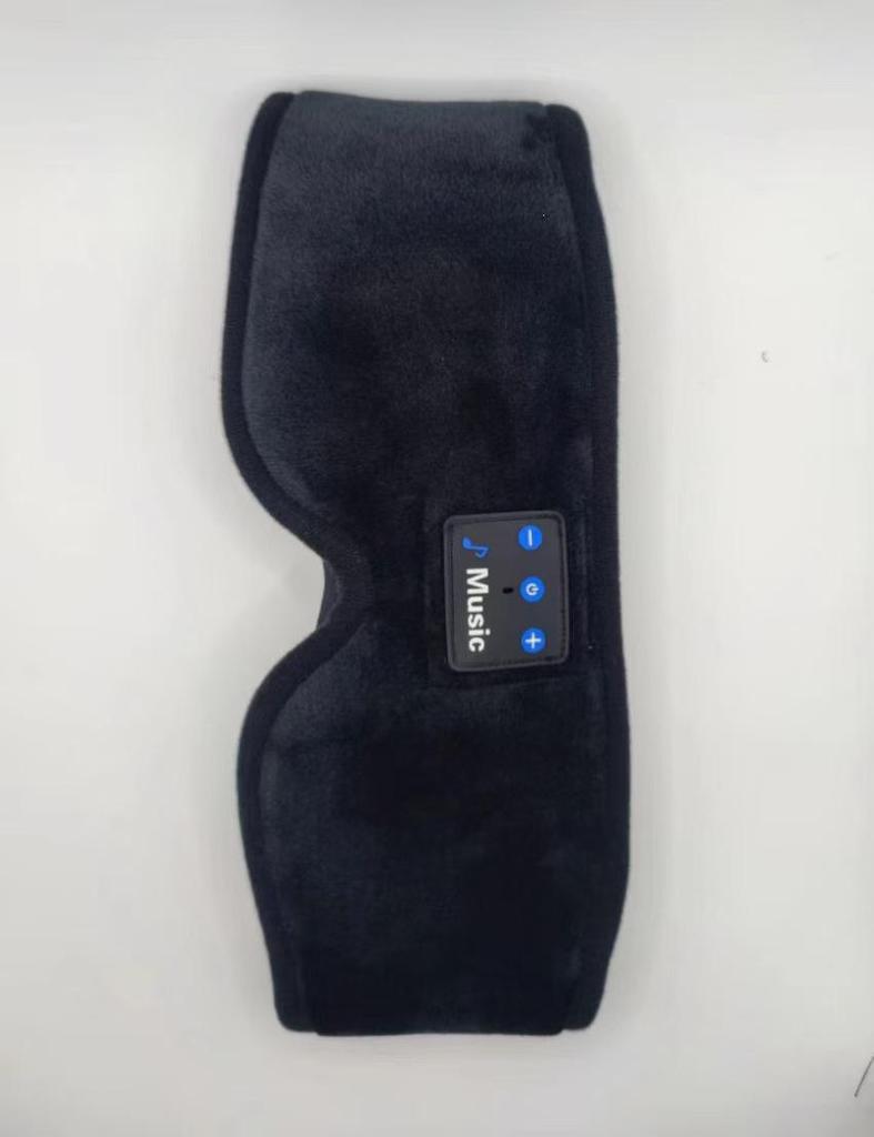 Smart Bluetooth Sleep Eye Mask with Built-in White Noise, Comfortable Head-Mounted Music Headset.