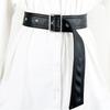 PU Belt Punk Leather Overcoat Waist Belt Women Trench Coat Belt Jacket Belt