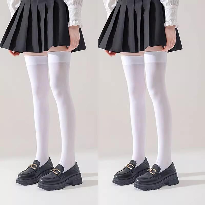 1/2 Pcs Plus Size Women Stockings Over Knee Socks Thigh High Socks Large Size Female Stockings Long Socks Women's Stockings