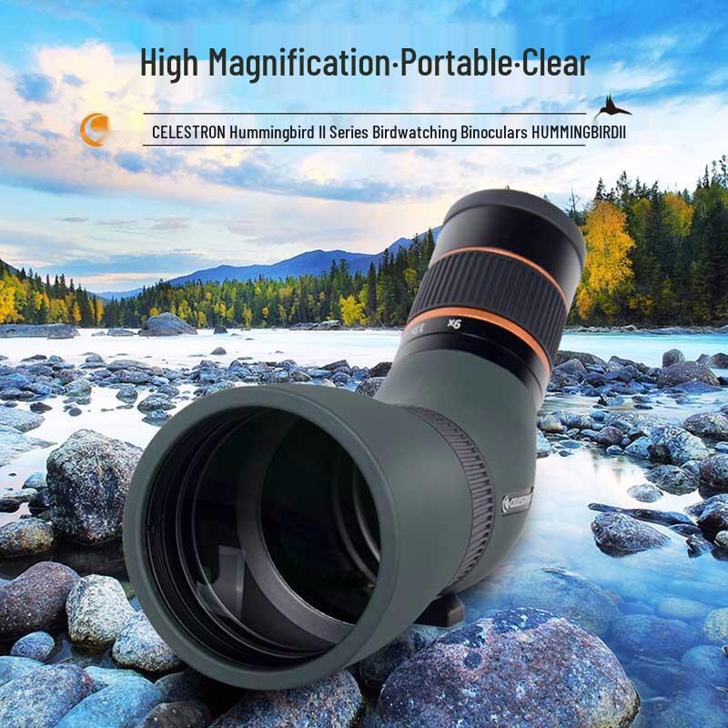 Hummingbird II HD Zoom Monocular: 8-24x50 & 9-27x56ED Lenses, Waterproof & Fogproof for Bird Watching