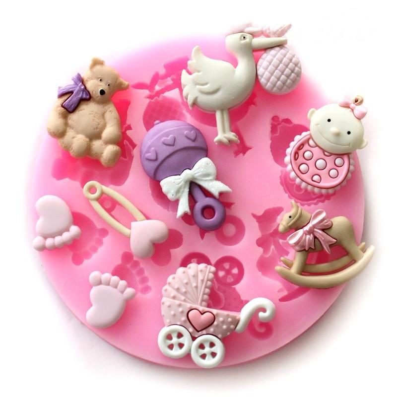 1pc Silicone Cute Animal Shaped Molds Perfect for Craft Clay Mold