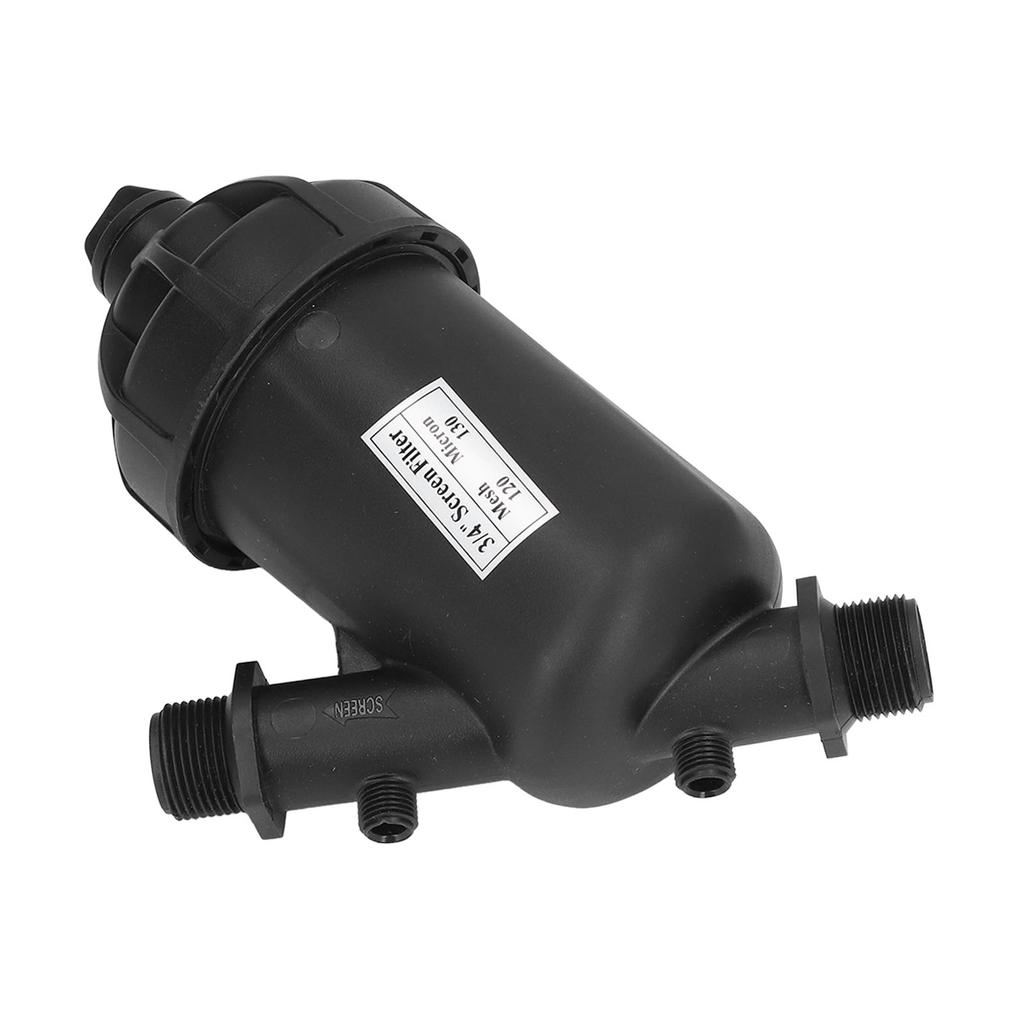 Filtru de Irigare cu Sită cu Filet Exterior G3/4 Inch 120 Ochiuri Filtru de Irigare prin Picurare pentru Grădină Seră