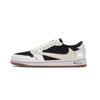 Travis Scott x Air Jordan 1 Travis Scott X AJ1 Low Rindsleder Abriebfest Abriebfest Niedrig geschnitten DZ4137-700(Team1282-)
