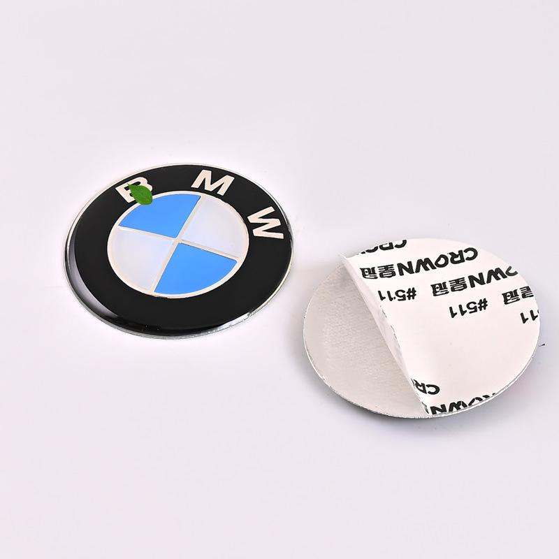 2026 Hot 45mm Car Steering Wheel M Emblem Badge Sticker For BMW E46 G80 F48 E84 G01 F30 G11 X1 X3 X5 X6 G07 F15 Auto Styling Accessories