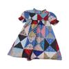 Girls Summer Ethnic Short Sleeve Dress Stylish Childrens Princess Skirt Casual Party Wear