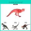 Mini PVC Dinosaurierfiguren Sammlung einschließlich Stegosaurus Triceratops und Tyrannosaurus Rex für Kinder