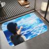 Anime A-Attack On Titan Floor Mat Diatomite Bath Mat, Quick Dry Absorbent Non-Slip Door Mat