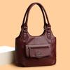 Tote Bag Women's Large Capacity Commuter Handbag Middle-aged Shoulder Bag