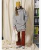 BETWEEN A AND B Soft Warm Hooded Dress [Melange Gray]