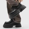 Leather shoes men's dress big head men's shoes platform heightening casual shoes 25729-J