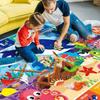 1PC Ocean ABC Adventure Kitchen Rug Non-Slip Door Mat Pop design Bathroom Rug Bath Mat Carpet for Home Sink Laundry ecoreeree