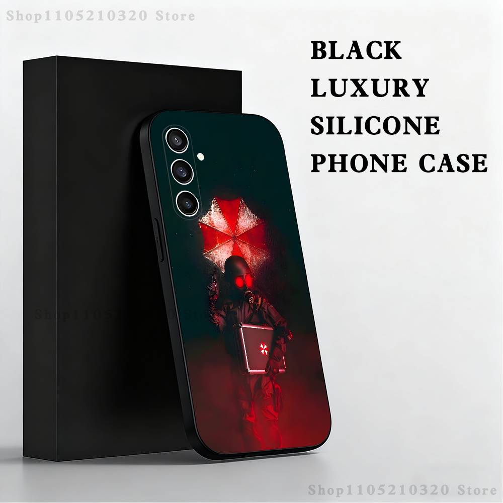 Game R-Resident E-Evil Video Phone Case For Samsung S25,S24,S21,S22,S23,S30,Ultra,S20,Plus,Fe,Lite,Note,10 Black Soft Shell