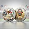 Global Football Cup Collectors Medal With 3d Relief Alloy For Sports Fans
