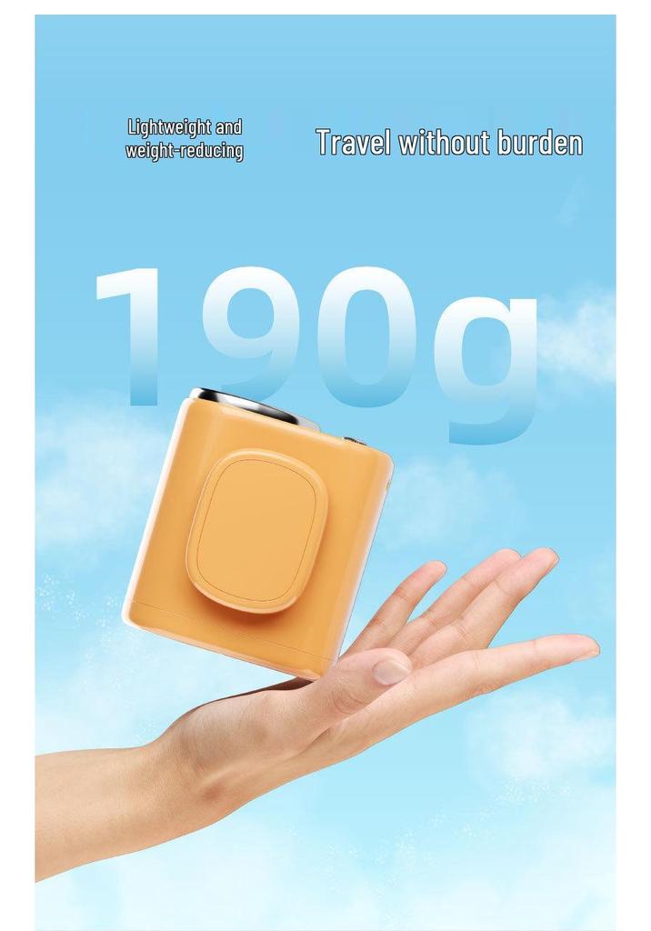 2026 Portable USB Charging Waist Clip Fan for Outdoor Sports & Travel