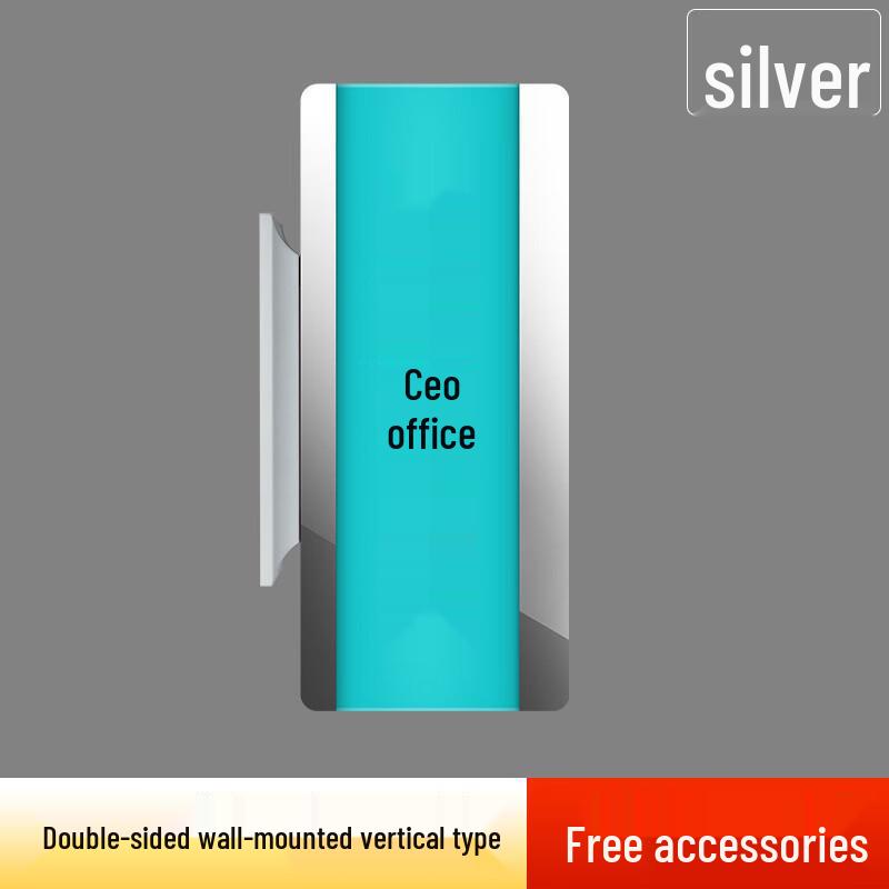 Acrylic Office Door Sign with Replaceable Inserts