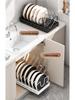 Adjustable Kitchen Pot Organizer Rack - Storage & Lid Holder for Cabinets and Countertops