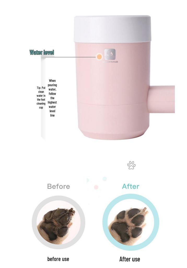 Automatic Pet Paw Cleaner Cup for Dogs and Cats