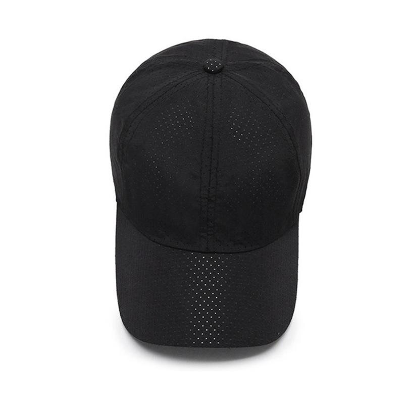 Breathable Quick Drying Baseball Caps Adjust Size Sun Hat Fishing Climbing Hunting Travel Visors Hat for Male Adult