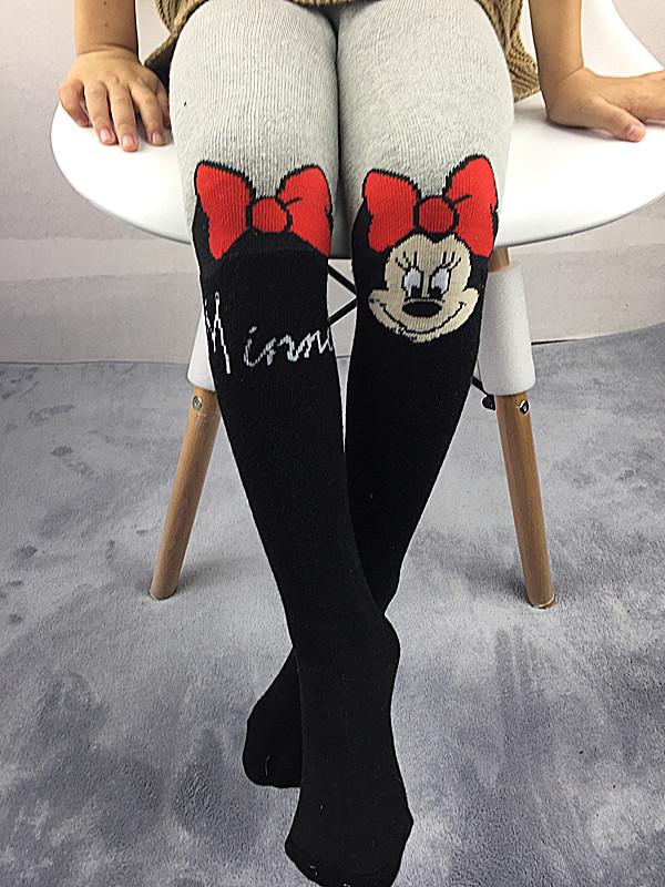 Girls' Thickened Terry Cotton Leggings: Autumn & Winter Pantyhose for Ages 3-7