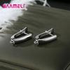 Echte 100% S925 Sterling Silber Schmuckkomponenten Ohrringe Hebelverschluss Ohrhaken Teile Zubehör Handgefertigte Materialien
