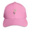 One Line Drawing Beige Aesthetic Lily Flower Baseball Cap hard hat Golf Cap Fashion Beach Baseball Unisex Womens