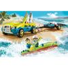 Playmobil - 70436 - voiture avec canoë - family fun - plastique - enfant - rose