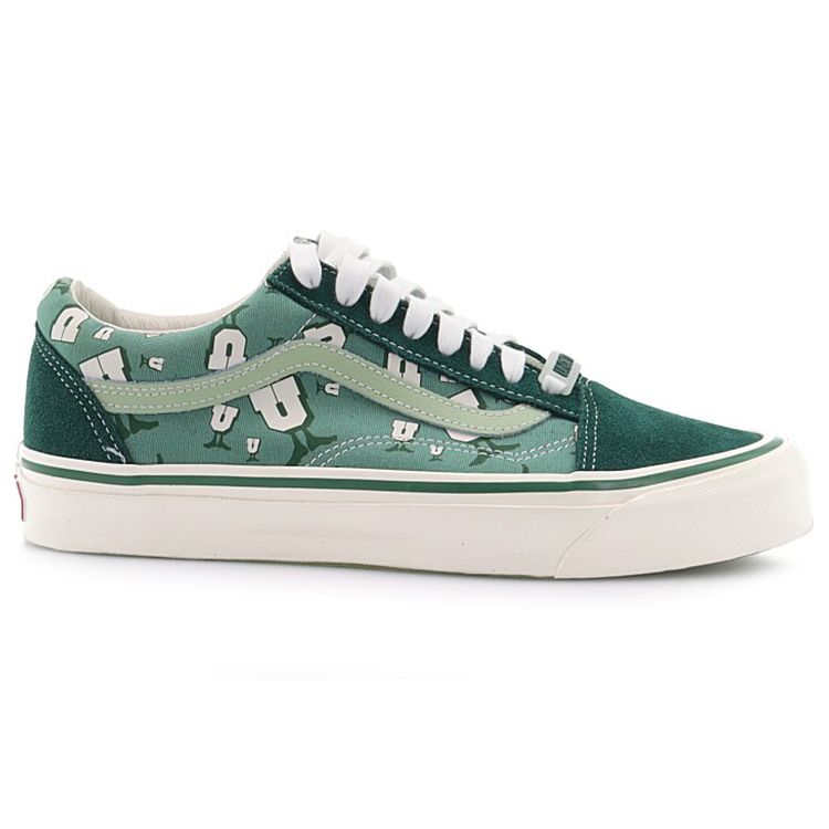Vans Undefeated x OG Old Skool LX U-Man - Bistro Green Unisex Sneakers Marshmallow VN0A4P3X7AF