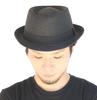 Basic Enchi Short Brim One Size Fits Brown Hat, 57cm-59cm, All, Men's,