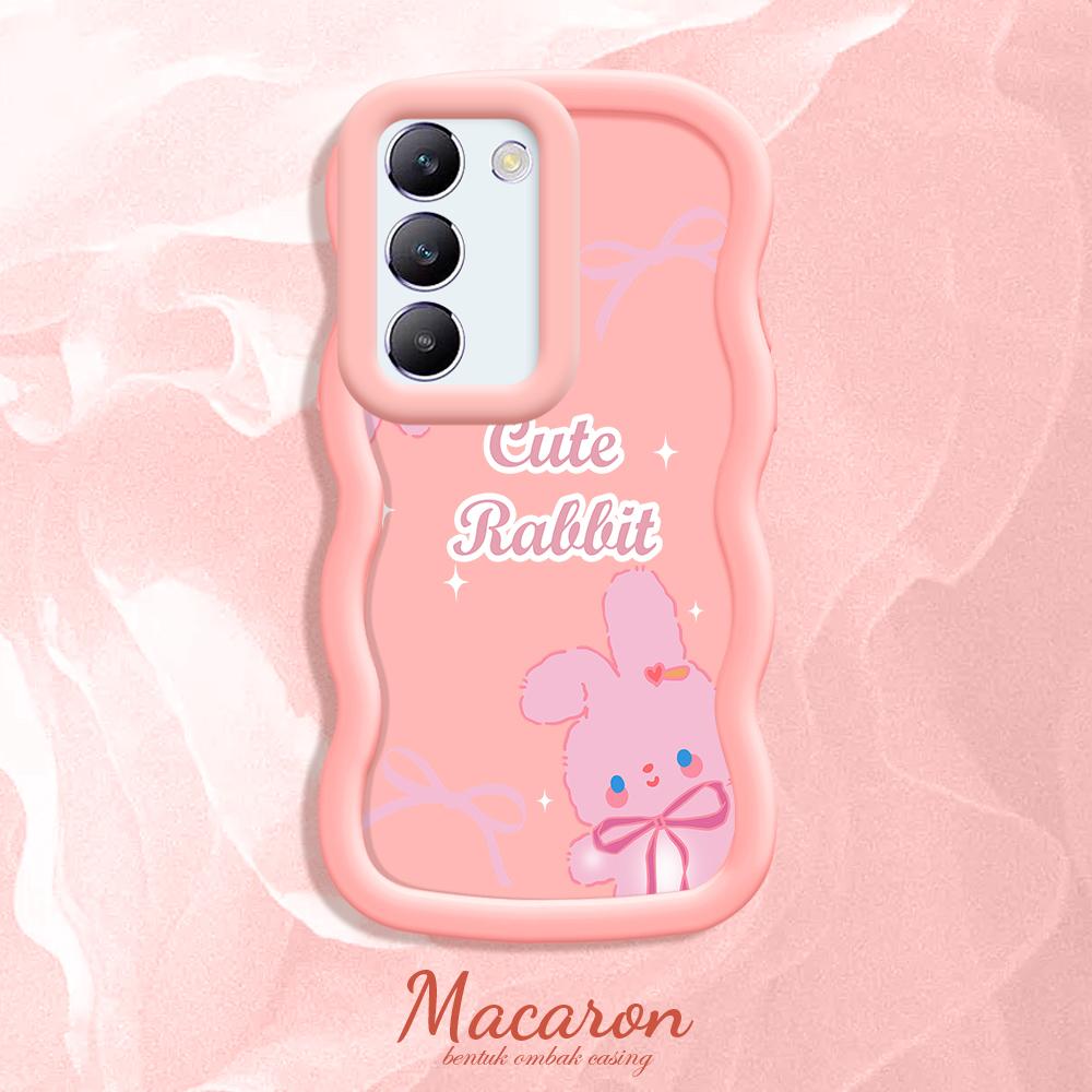 

Окрашенный узор Big Wave Edge Мягкий силиконовый материал Macaron чехол для телефона противоударный защитный резиновый чехол для OnePlus Vivo Motorola Moto Vivo Y02A