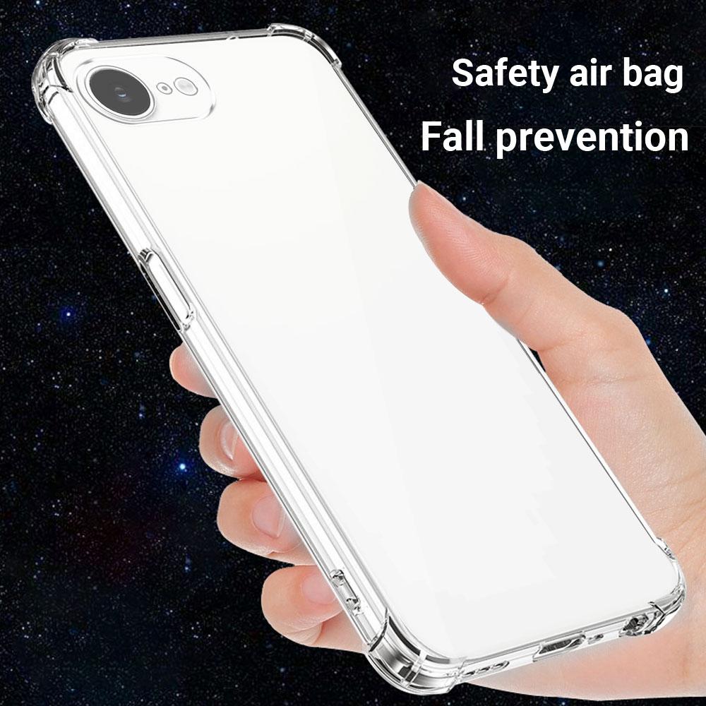 Für Apple iPhone 16E 16 E Hülle Klar Silikon Weiche Handyhülle Für Iphone SE 4 SE4 2025 Funda Transparent Stoßfest Airbag Hülle