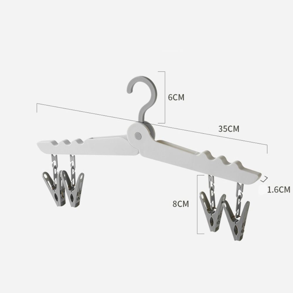 Travel Hangers for Clothes Folding Wardrobe Organizer Portable Clothes Drying Rack