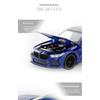 1/32 BMW M8 Alloy Diecast Sports Car Model Sound Light Vehicle Toy Children's Educational Toys Collection Present for Friends